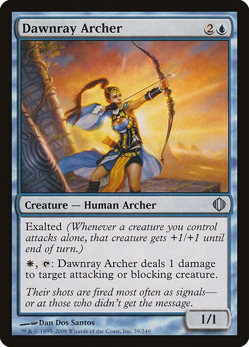 Dawnray Archer card from ALA #39