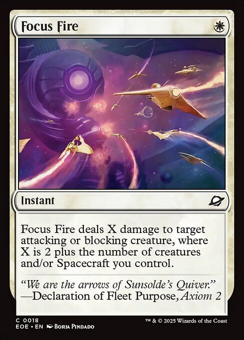 Focus Fire card from EOE #18