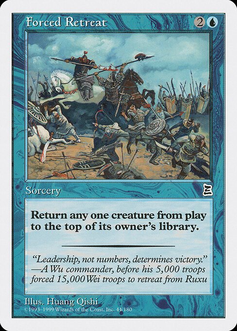 Forced Retreat card from PTK #44