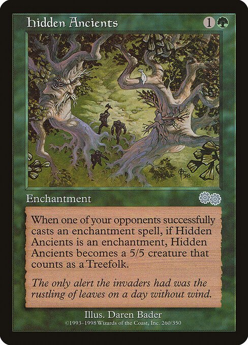 Hidden Ancients card from USG #260