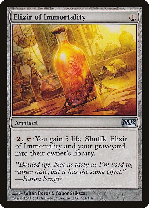 Elixir of Immortality card from M12 #208