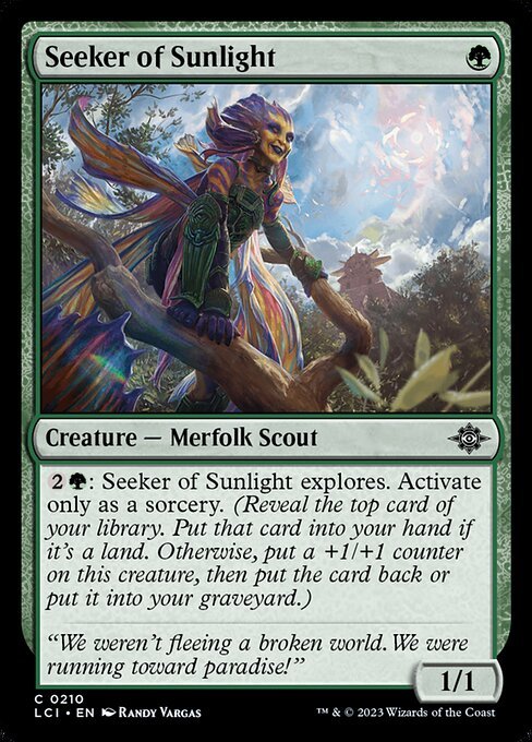 Seeker of Sunlight card from LCI #210