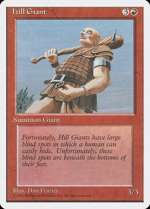 Hill Giant card from 4ED #product-1784