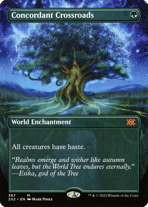 Concordant Crossroads card from 2X2 #367