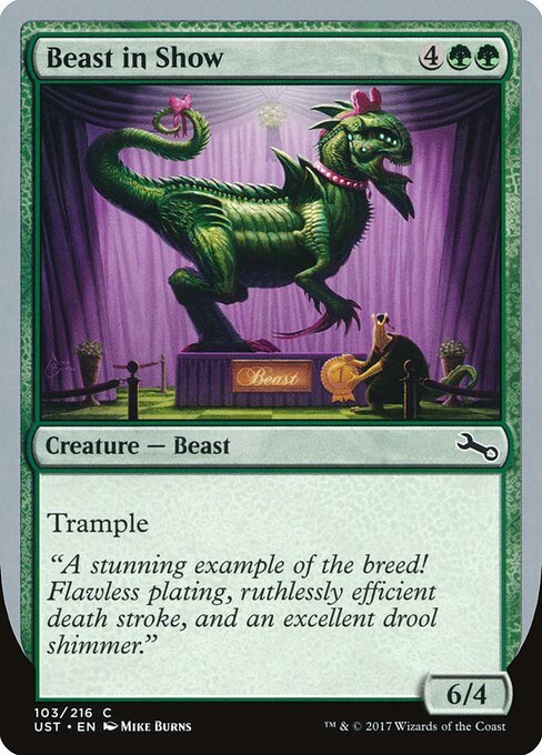 Beast in Show card from UST #103