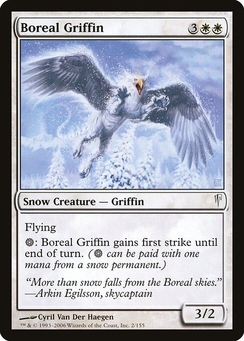 Boreal Griffin card from CSP #2