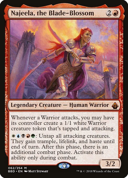 Najeela, the Blade-Blossom card from BBD #62