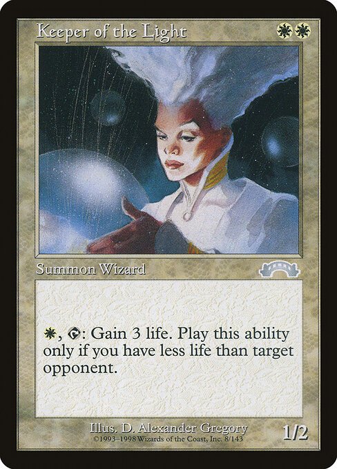 Keeper of the Light card from EXO #8