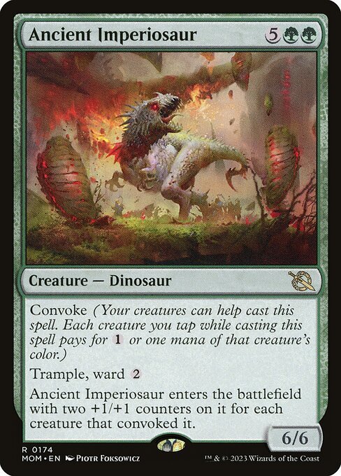 Ancient Imperiosaur card from MOM #174