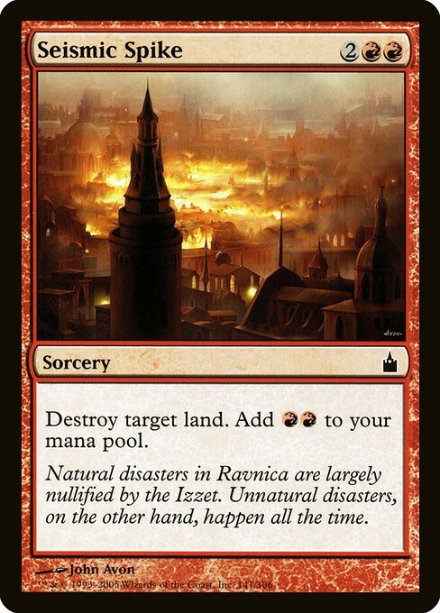 Seismic Spike card from RAV #141