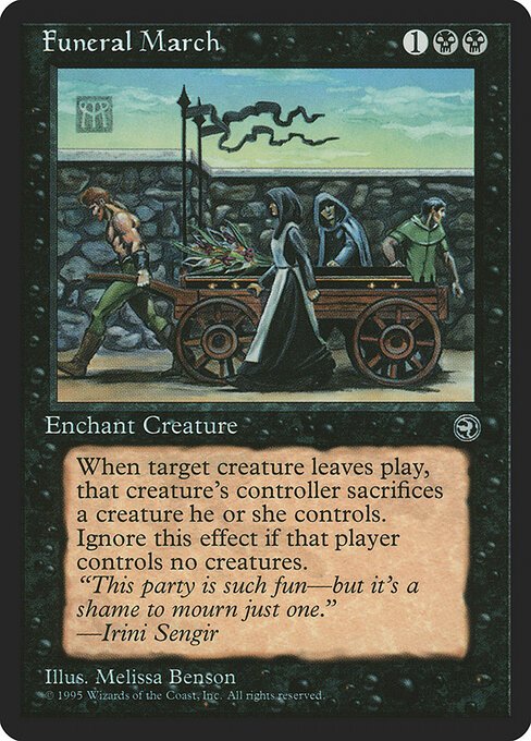 Funeral March card from HML #product-4498