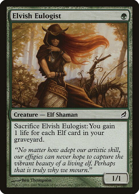 Elvish Eulogist card from LRW #205
