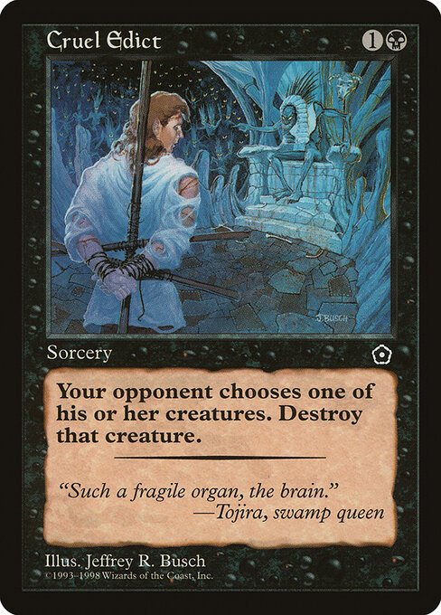 Cruel Edict card from P02 #product-117