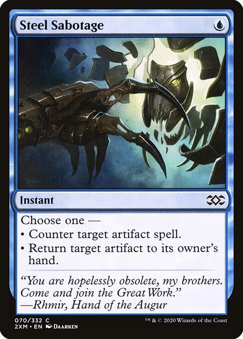 Steel Sabotage card from 2XM #70