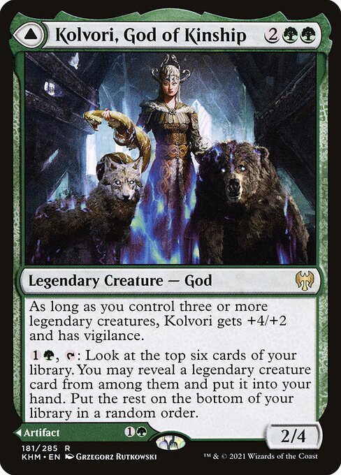 Kolvori, God of Kinship card from KHM #181