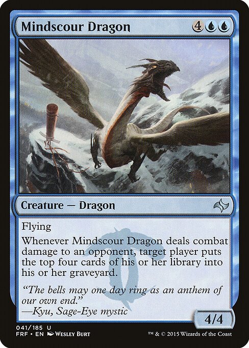 Mindscour Dragon card from FRF #41