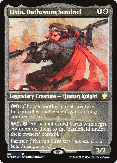 Livio, Oathsworn Sentinel card from CMR #551