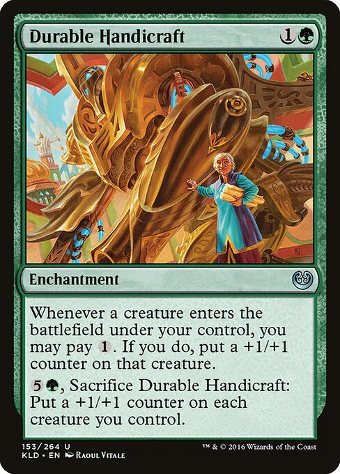 Durable Handicraft card from KLD #153