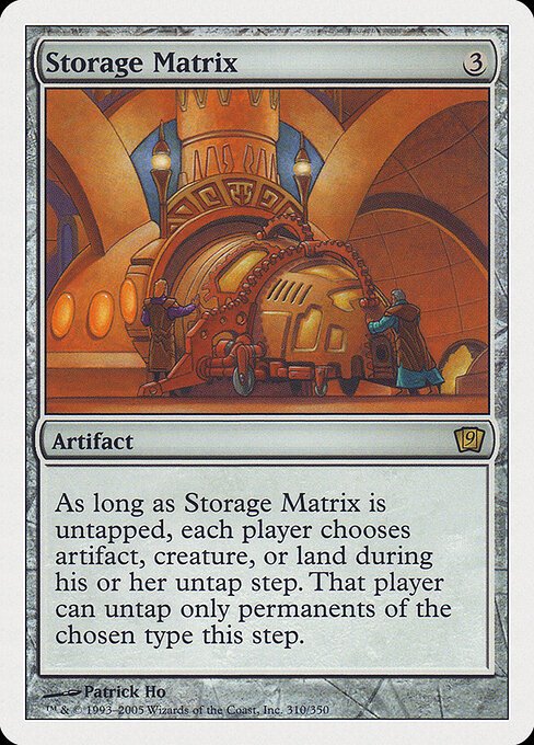 Storage Matrix card from 9ED #310