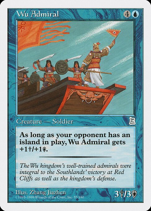 Wu Admiral card from PTK #57