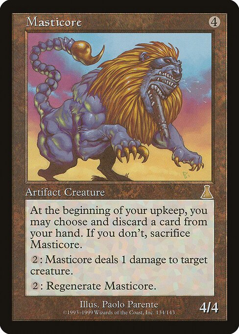 Masticore card from UDS #134