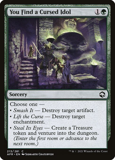 You Find a Cursed Idol card from AFR #213