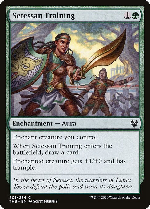 Setessan Training card from THB #201