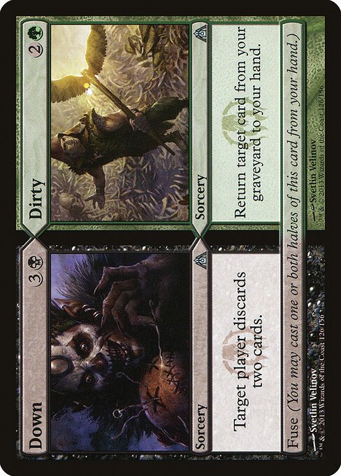 Down // Dirty card from DGM #126