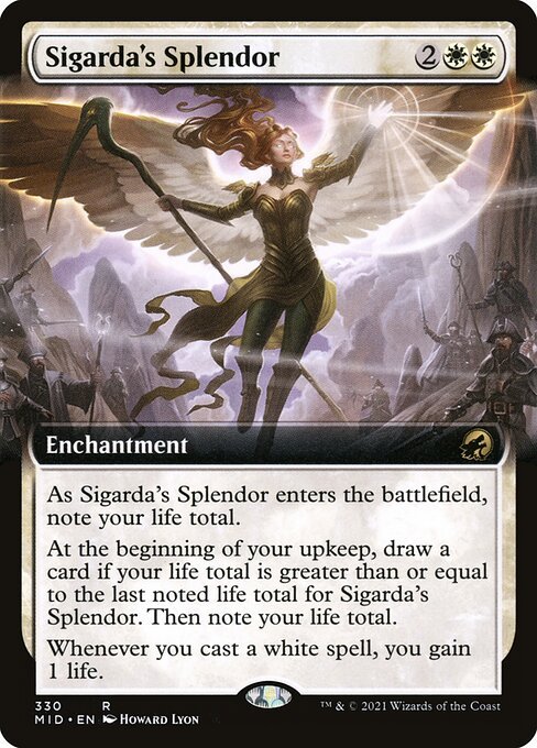 Sigarda's Splendor card from MID #330