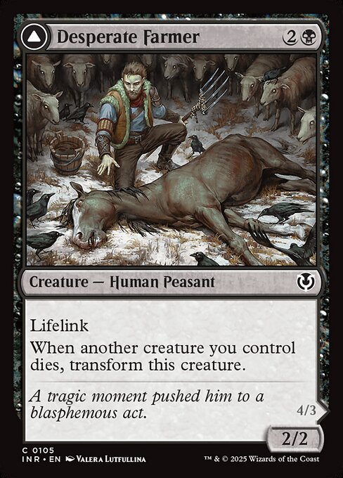 Desperate Farmer card from INR #105