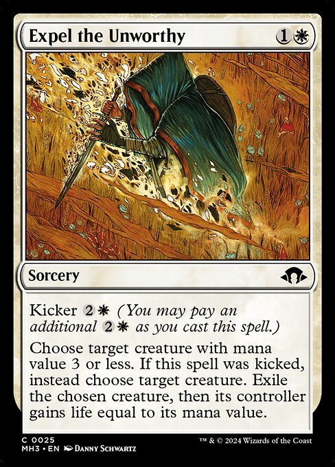 Expel the Unworthy card from MH3 #25