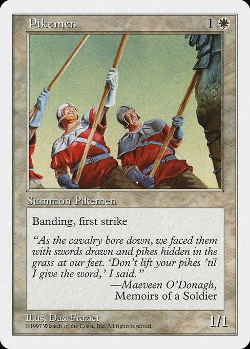 Pikemen card from 5ED #product-2314