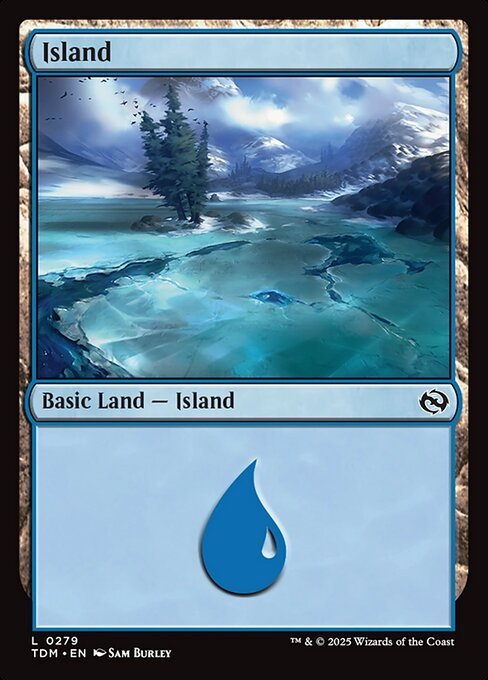 Island (0279) card from TDM #279