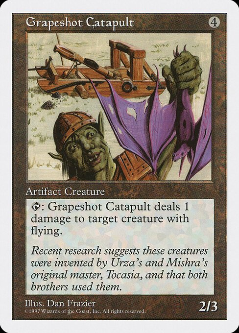 Grapeshot Catapult card from 5ED #product-2184