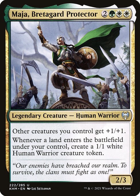 Maja, Bretagard Protector card from KHM #222