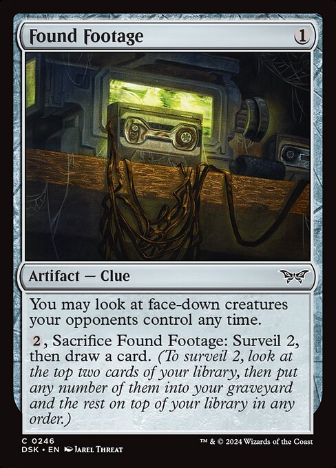 Found Footage card from DSK #246