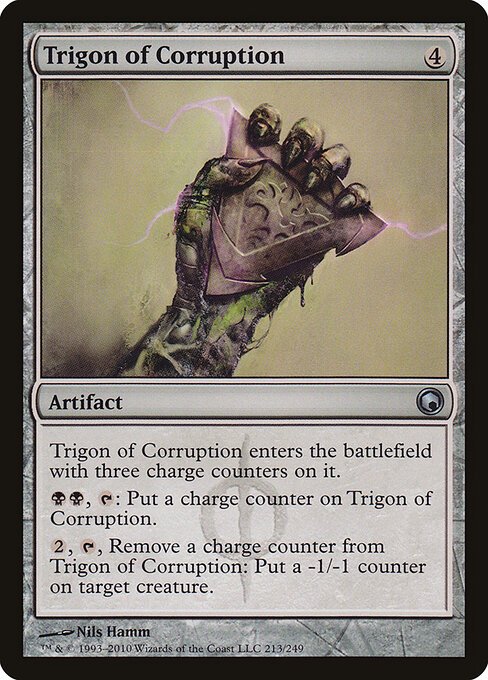 Trigon of Corruption card from SOM #213
