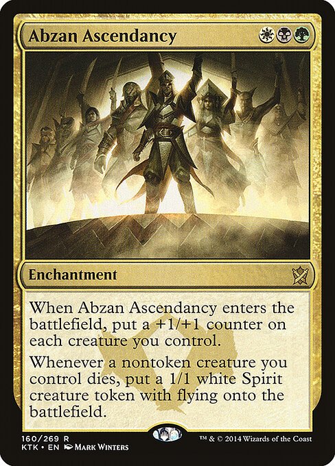 Abzan Ascendancy card from KTK #160