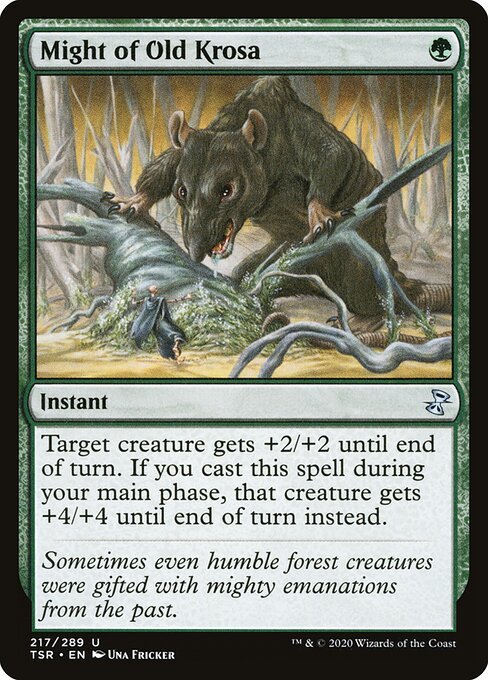 Might of Old Krosa card from TSR #217