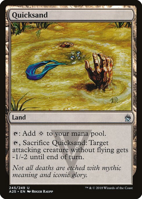 Quicksand card from A25 #245