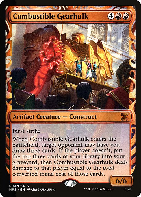 Combustible Gearhulk card from MPS #4
