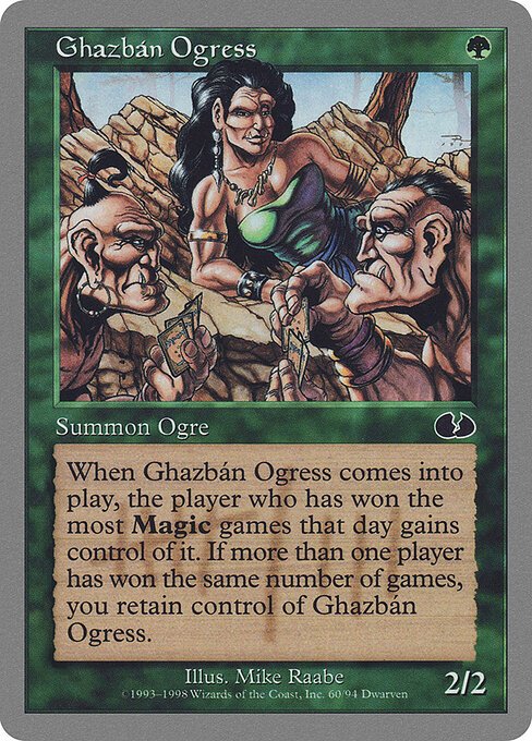 Ghazban Ogress card from UGL #60