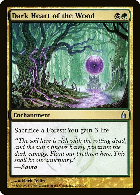 Dark Heart of the Wood card from RAV #200