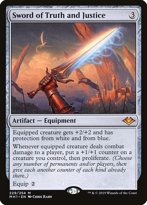 Sword of Truth and Justice card from MH1 #229