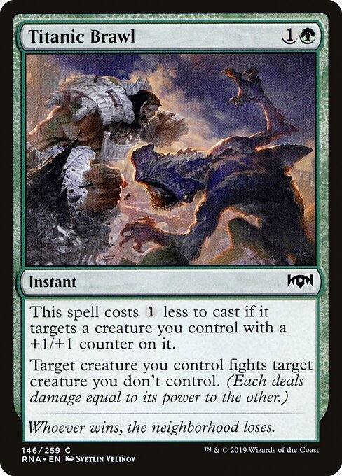 Titanic Brawl card from RNA #146