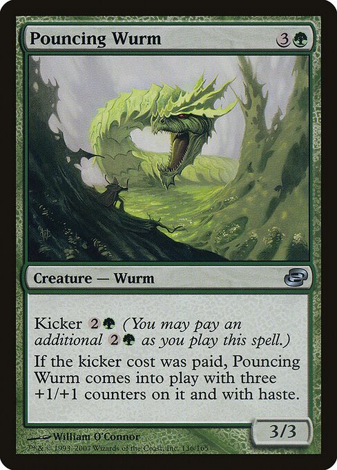 Pouncing Wurm card from PLC #136