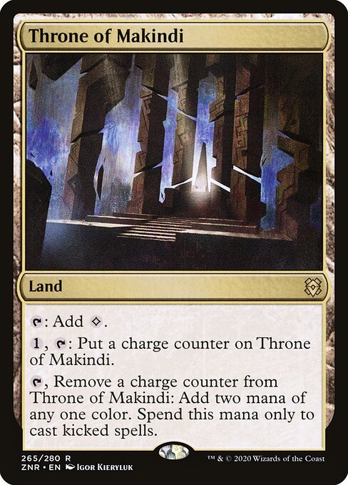 Throne of Makindi card from ZNR #265