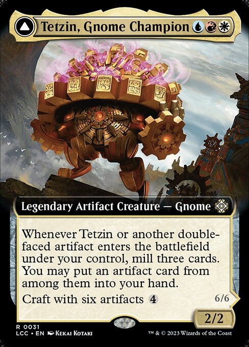 Tetzin, Gnome Champion card from LCC #31