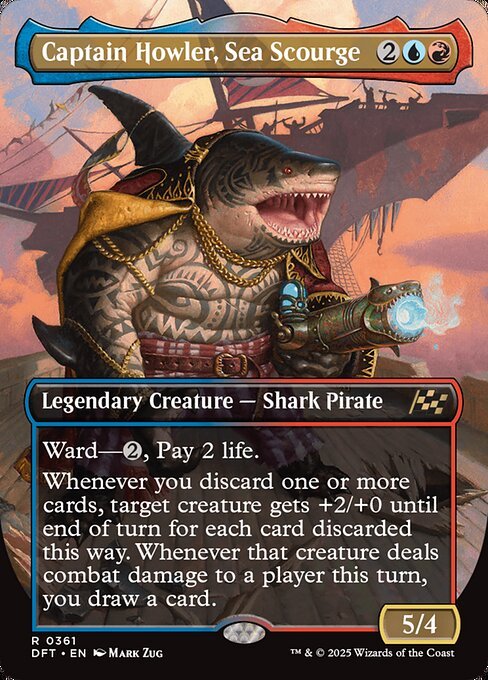 Captain Howler, Sea Scourge card from DFT #361