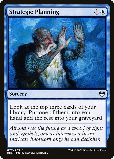 Strategic Planning card from KHM #77